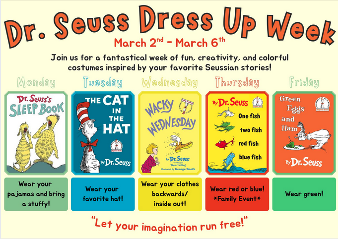 Celebrating Dr. Seuss Week