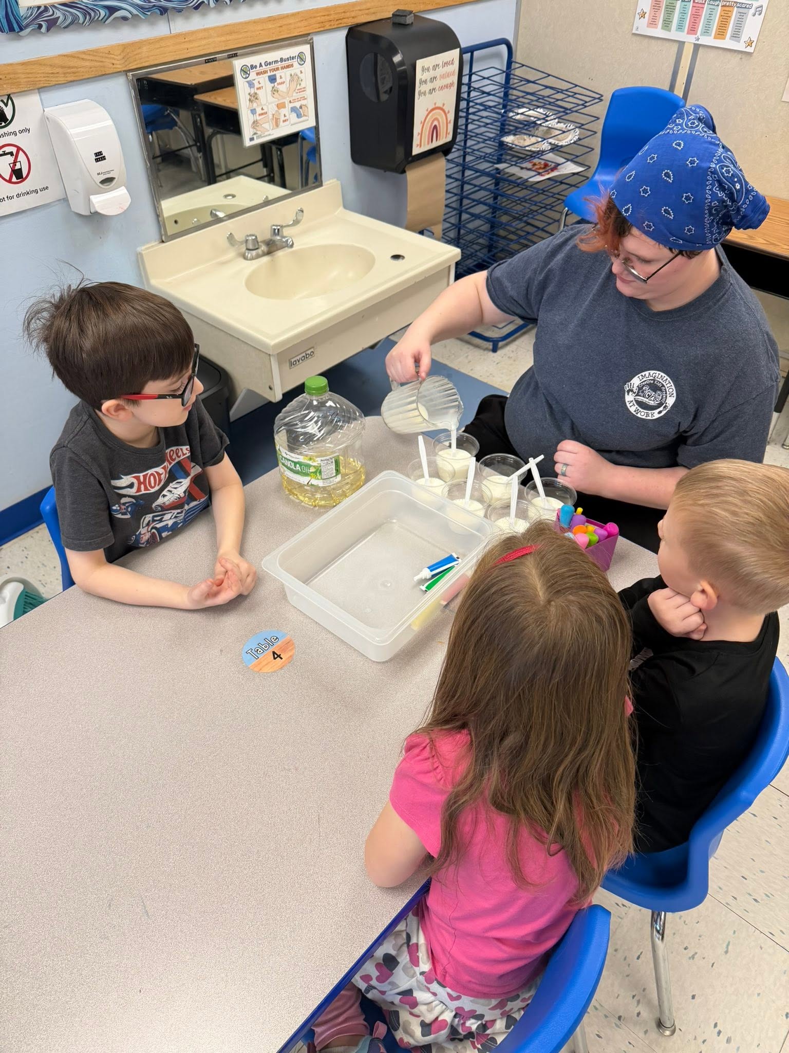 Hands-on Science Program experiment with our teacher