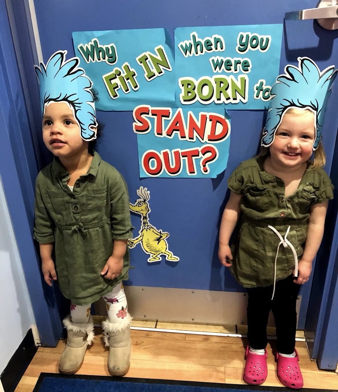 Two children in imaginative dress-up play at Creative Kids Academy Minnetonka