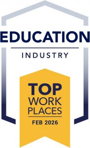 Top Workplaces Education Industry 2026 badge