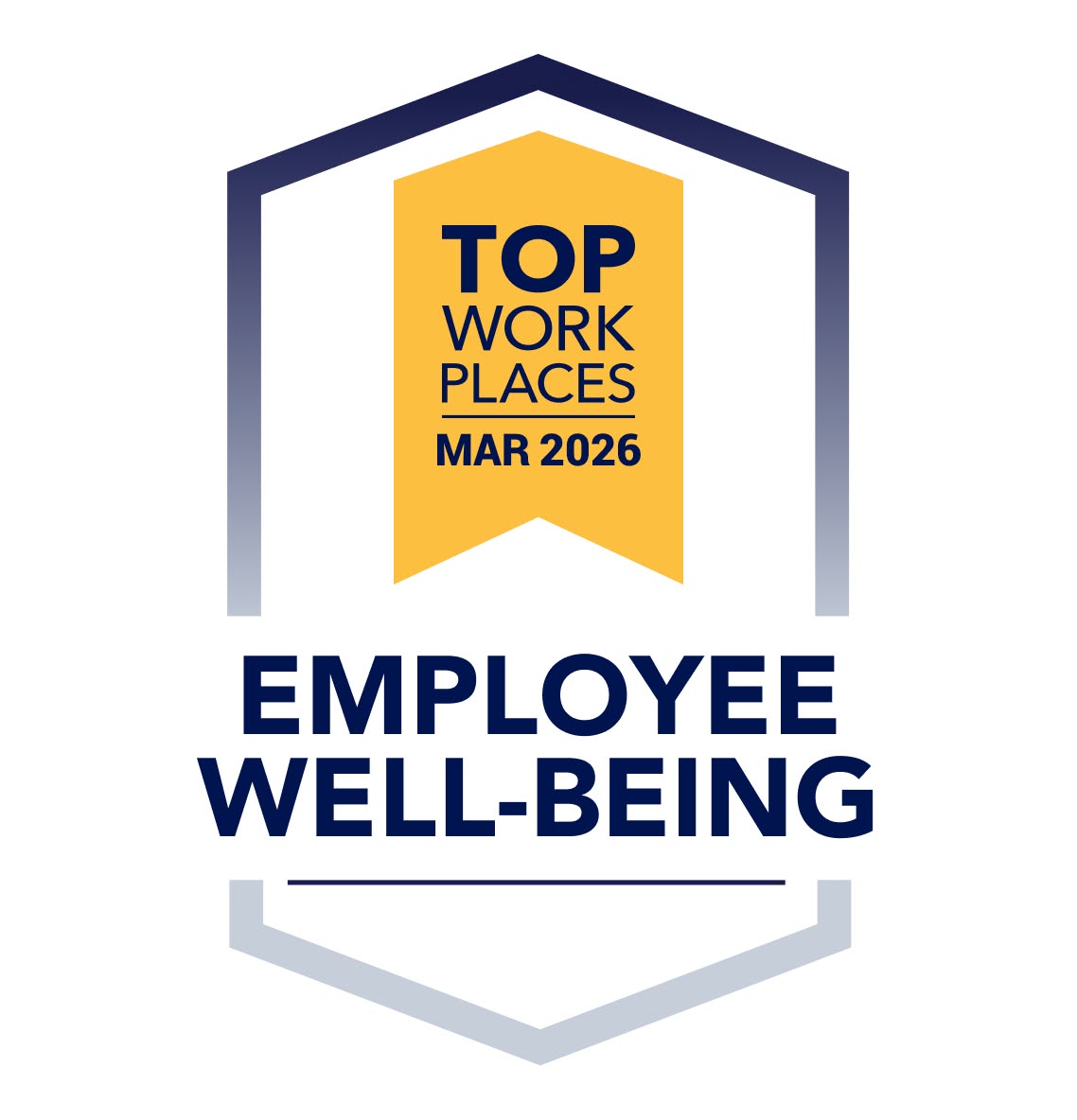 Top Workplaces Employee Well-Being 2026 badge