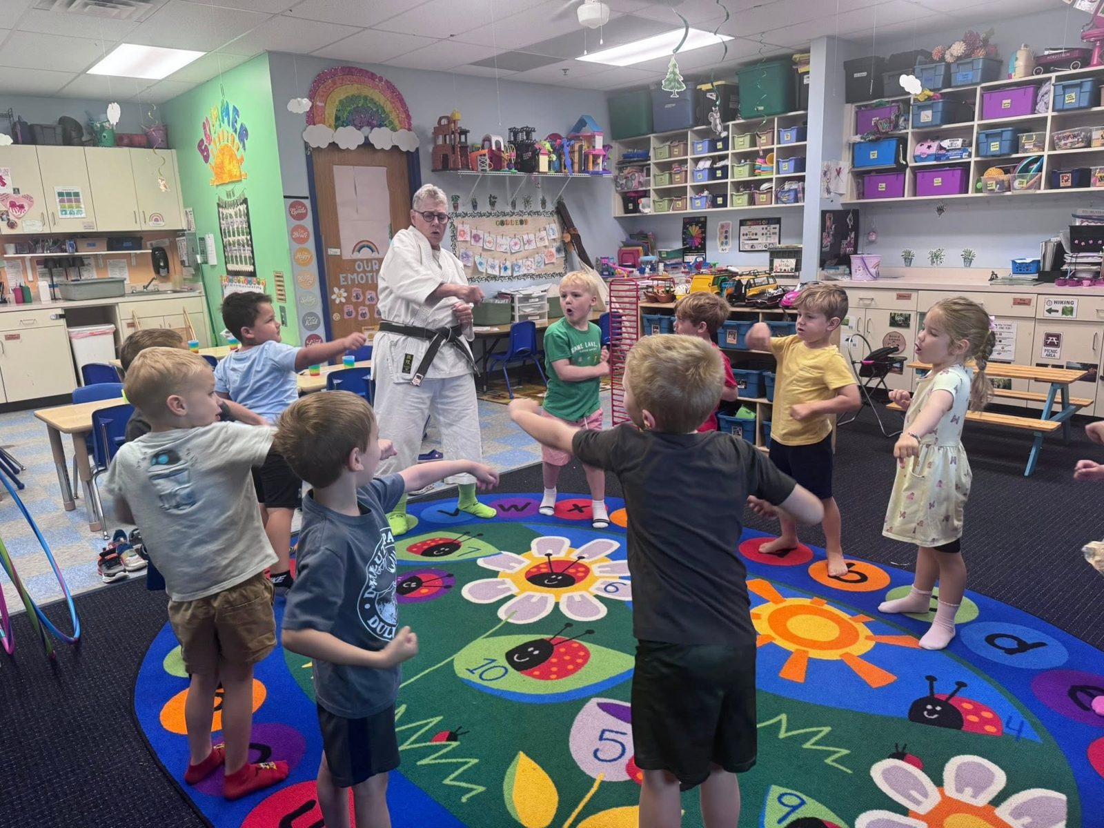 Karate Kids class in action