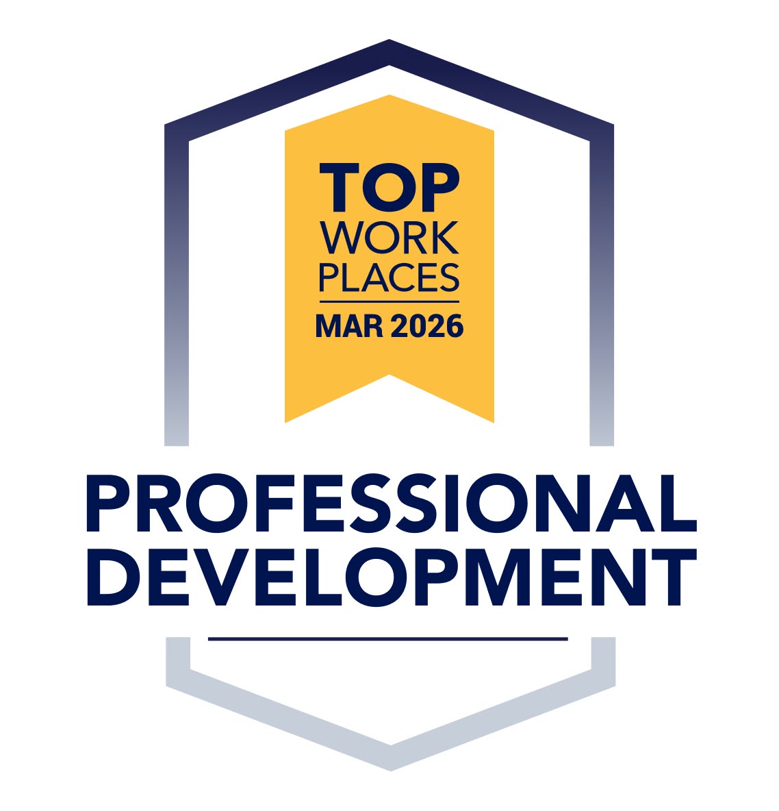 Top Workplaces Professional Development 2026 badge